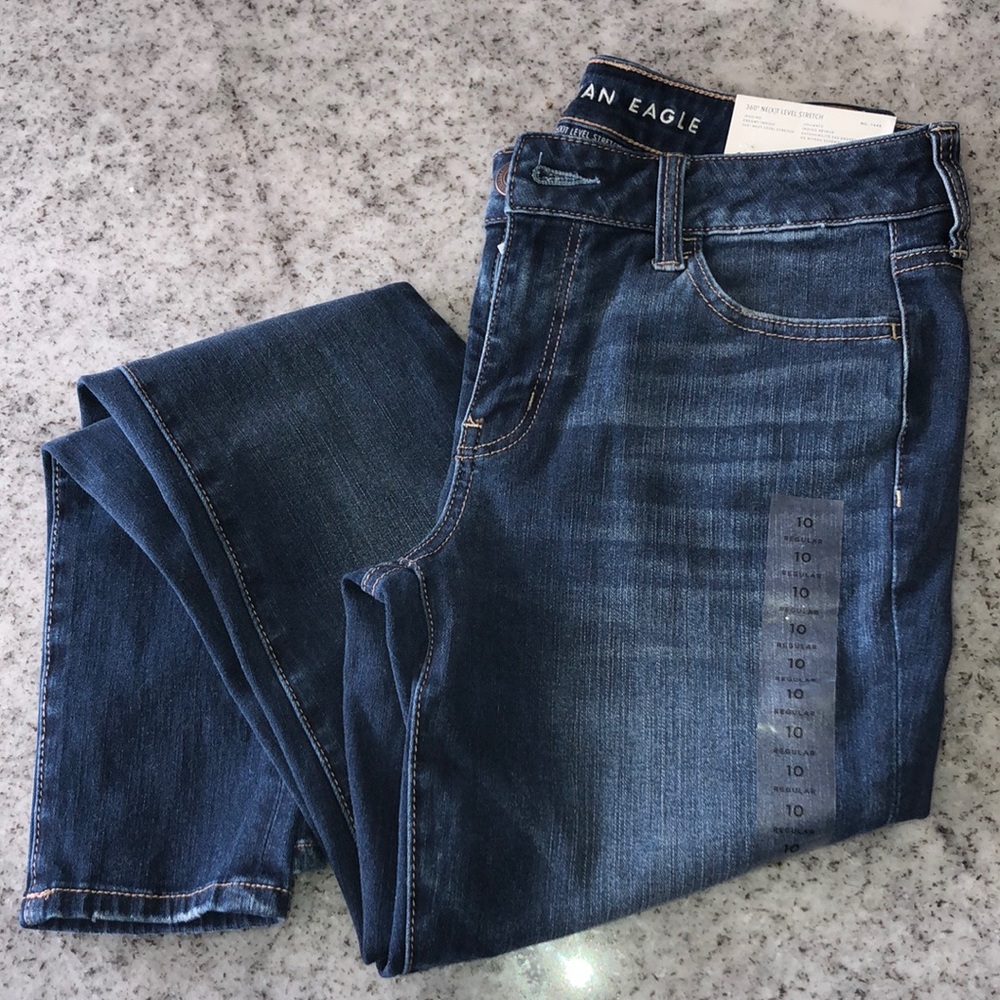 NWT AMERICAN EAGLE SIZE 10 reg JEGGINGS